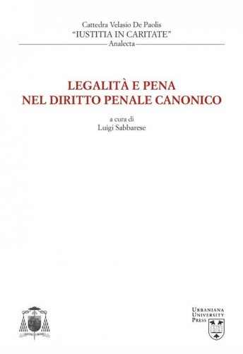Legalità e pena nel diritto penale canonico