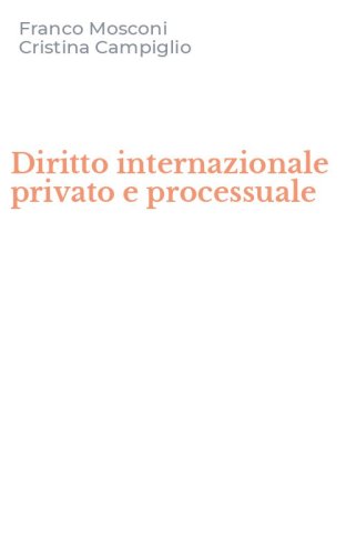 Diritto internazionale privato e processuale