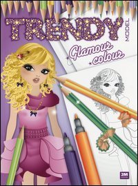 Trendy model. Glamour colour