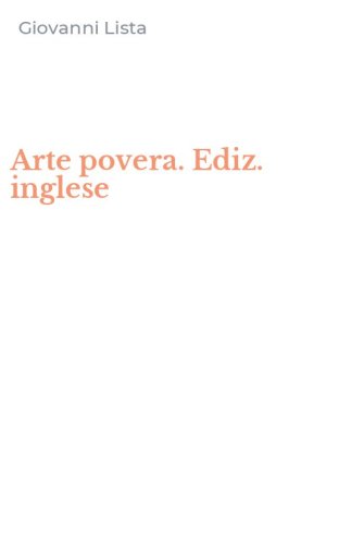 Arte povera. Ediz. inglese