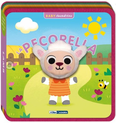 La pecorella. Baby sbucaditino in feltro
