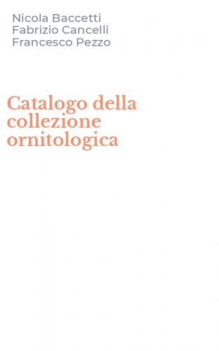 Catalogo della collezione ornitologica