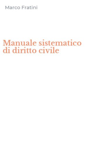 Manuale sistematico di diritto civile