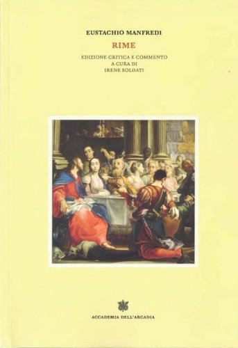 Eustachio Manfredi, rime. Edizione critica e commento