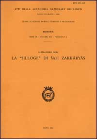 La silloge di Sah Zakkaryas