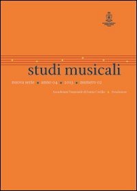 Studi musicali (2013). N.S.