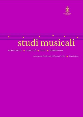 Studi musicali. N.S