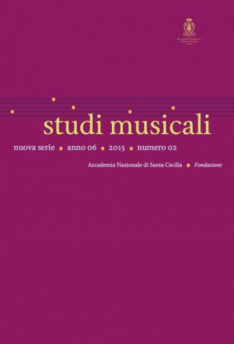 Studi musicali. N.S
