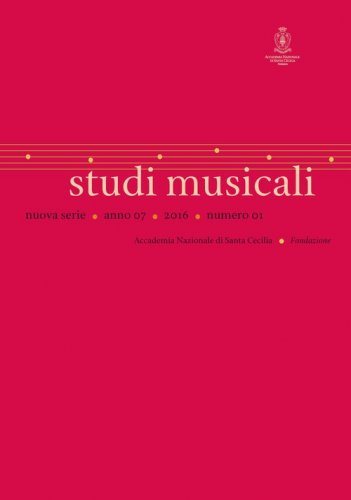 Studi musicali. N.S