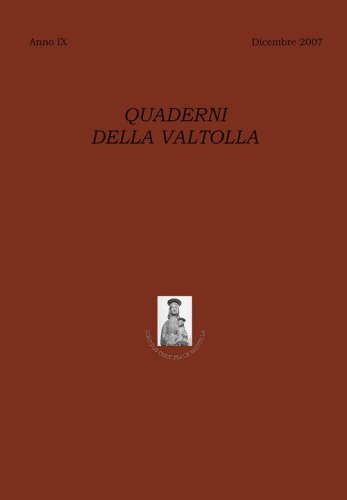Quaderni della Valtolla. Anno IX dicembre 2007