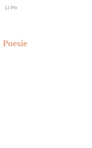 Poesie