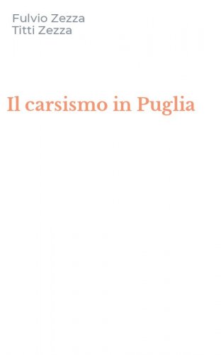 Il carsismo in Puglia