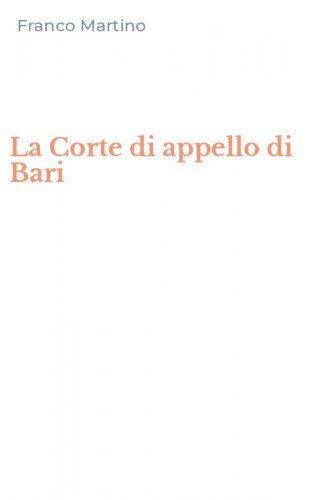 La Corte di appello di Bari