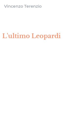 L'ultimo Leopardi