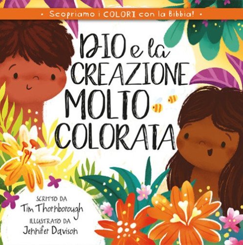 Dio e la creazione molto colorata
