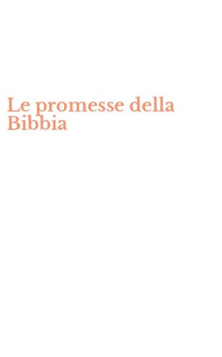 Le promesse della Bibbia