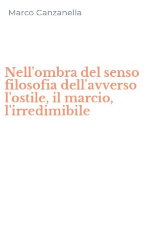 Nell'ombra del senso filosofia dell'avverso l'ostile, il marcio, l'irredimibile