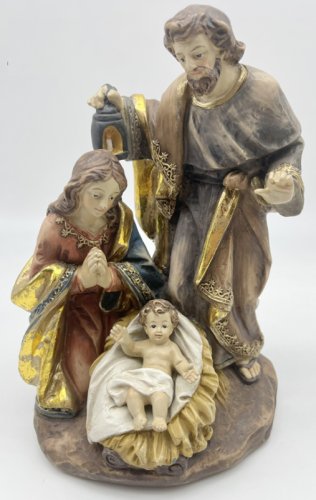 NATIVITA' RESINA CON ORO CM.20