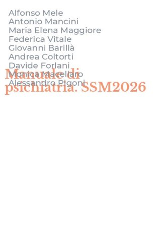 Manuale di psichiatria. SSM2026