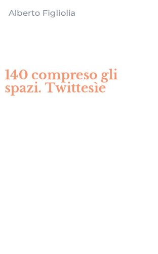 140 compreso gli spazi. Twittes&igrave;e