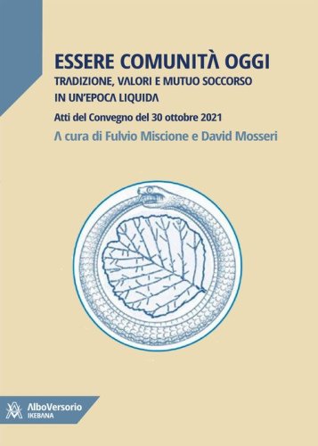 Essere comunit&agrave; oggi