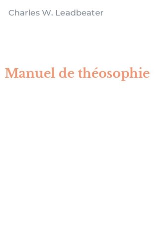 Manuel de th&eacute;osophie