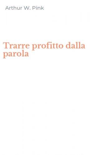 Trarre profitto dalla parola