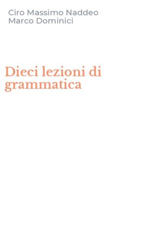 Dieci lezioni di grammatica