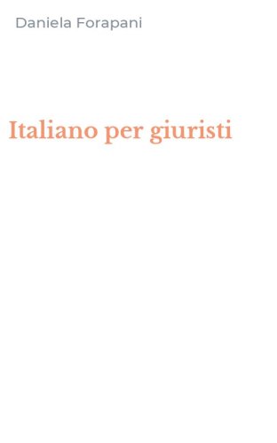 Italiano per giuristi