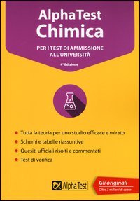 Alpha Test chimica. Per i test di ammissione all'universit&agrave;