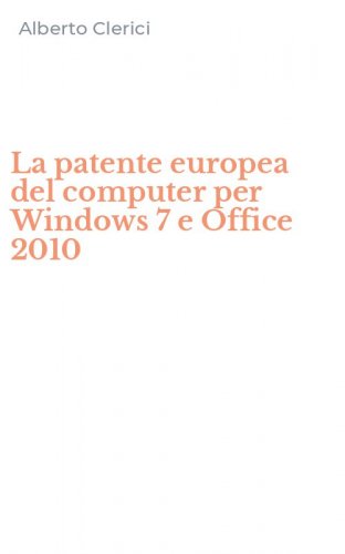 La patente europea del computer per Windows 7 e Office 2010