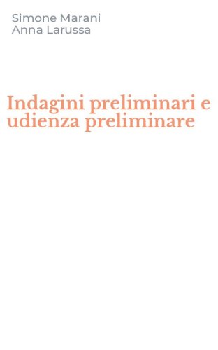 Indagini preliminari e udienza preliminare