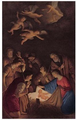 BIGLIETTO ''L'ADORAZIONE DEI PASTORI '' - Gherardo Delle Notti