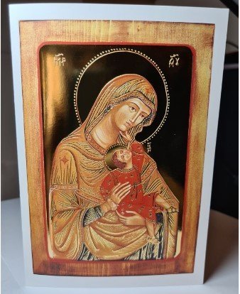 BIGLIETTO ''MADRE DI DIO DELLA TENEREZZA''