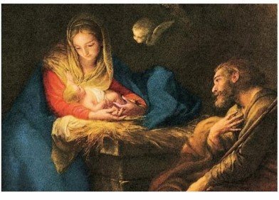 BIGLIETTO ''SACRA FAMIGLIA'' - Pompeo Batoni (particolare)