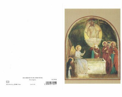 BIGLIETTO"RESURREZIONE DEL REDENTORE" - Beato Angelico