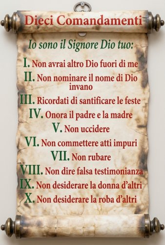 MAGNETI FRASI RELIGIOSE - Dimensione  5,3 x 7,8 cm