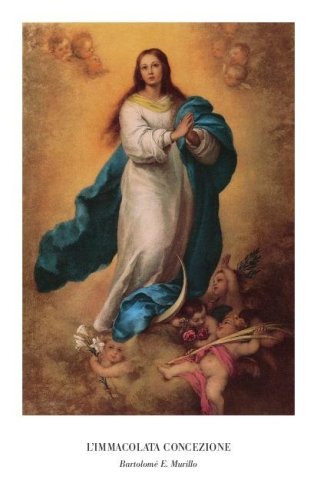 L'IMMACOLATA CONCEZIONE - Immaginetta formato 7x11 cm