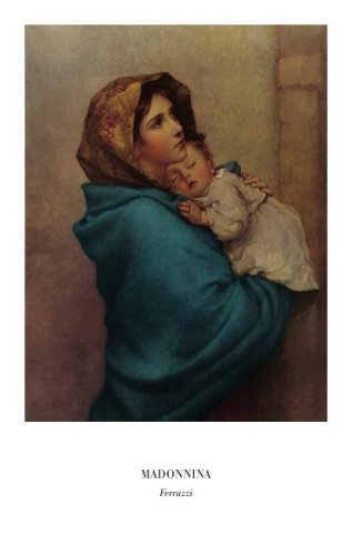MADONNINA - Immaginetta formato 7x11 cm