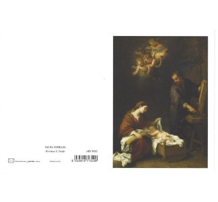 SACRA FAMIGLIA - BIGLIETTI D'AUGURI FORM. 19X13 (HD)