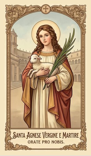 SANTA AGNESE VERGINE E MARTIRE