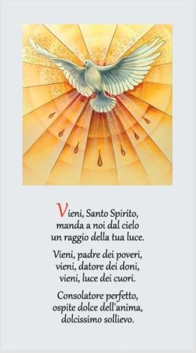VIENI SANTO SPIRITO - Preghiera allo Spirito Santo