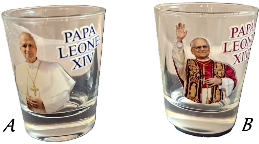 BICCHIERINO PAPA LEONE XIV
