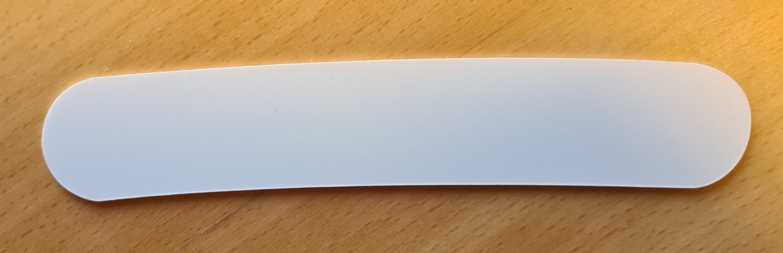 COLLETTO PER CLERGYMAN 16x3 cm - Colletto bianco, in materiale lavabile, da inserire nel collo delle camicie e polo da clergyman