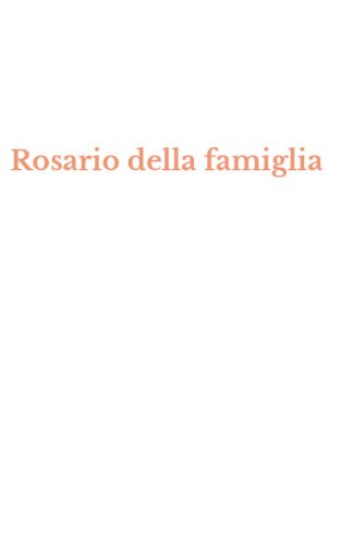 Rosario della famiglia