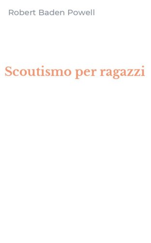Scoutismo per ragazzi