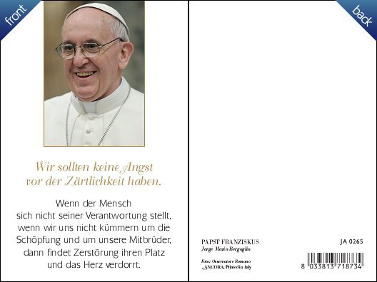 TED PAPA FRANCESCO 7x10,5cm