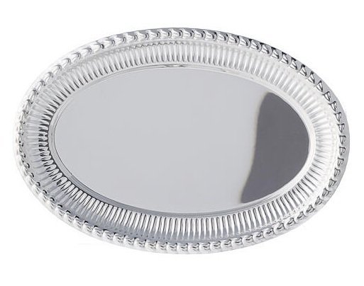 VASSOIO PLACCATO ARGENTO 16X24
