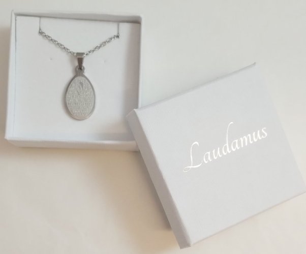 MEDAGLIA AVE MARIA CON CATENINA