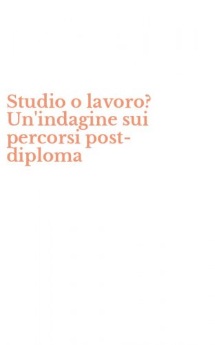 Studio o lavoro? Un'indagine sui percorsi post-diploma